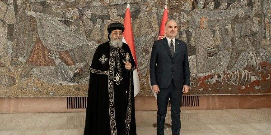 البابا تواضروس يلتقي مسؤول التعاون مع الكنائس في صربيا - نجد الاخبارية