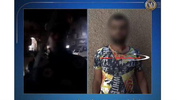 القبض على بلطجي يروع المواطنين بسلاح أبيض في بنها فيديو
