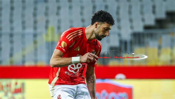 وسام أبو علي يسجل الهدف الثالث للأهلي في شباك المصري