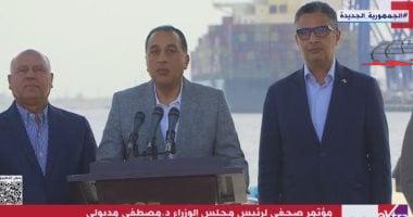 مصطفى مدبولى: ما نراه اليوم نتيجة إصرار القيادة السياسية لترجمة الأفكار إلى واقع