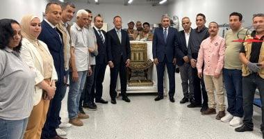 المتحف المصرى الكبير يستقبل 163 قطعة من كنوز الملك الذهبى توت عنخ آمون