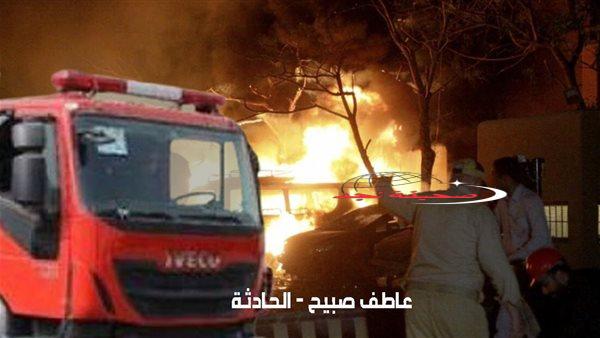 حالة المصابين مستقرة نقلهم من حريق منزل بالجمالية في الدقهلية