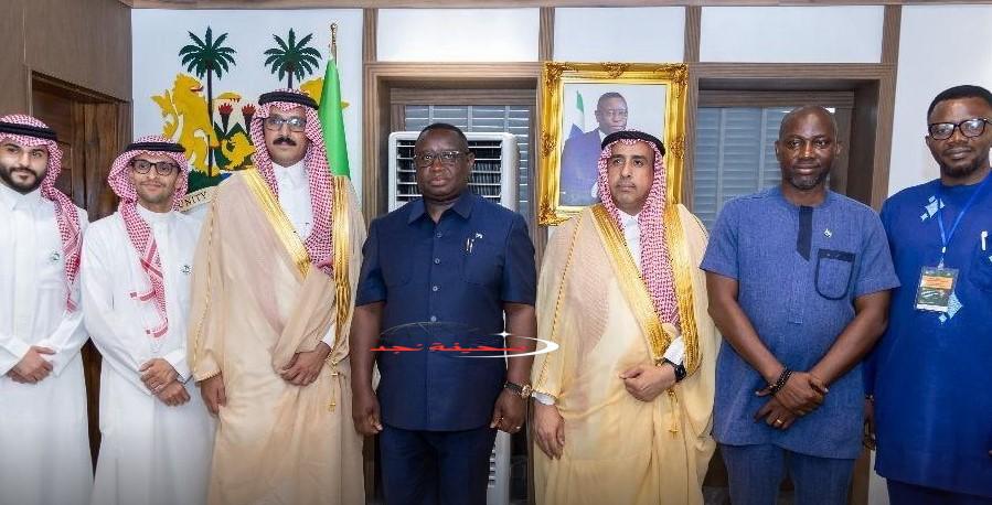 رئيس #سيراليون يستقبل وفد الصندوق السعودي للتنمية