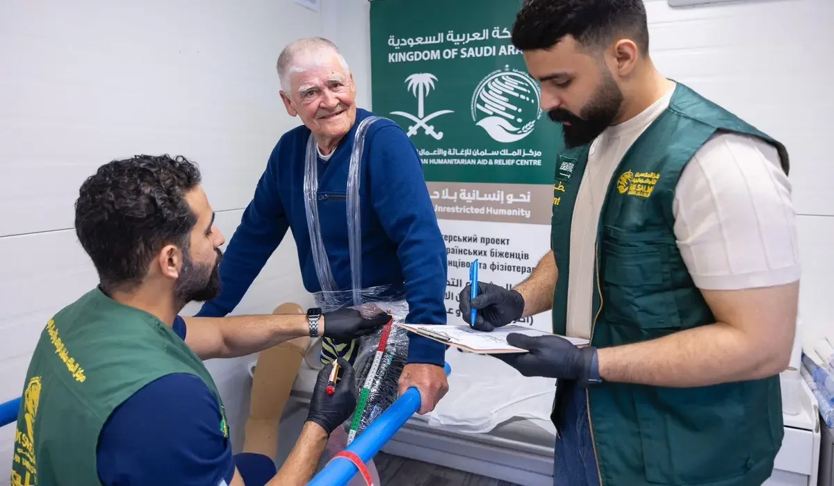 #مركز_الملك_سلمان_للإغاثة يدشن المشروع التطوعي للأطراف الصناعية للاجئين الأوكرانيين في بولندا
