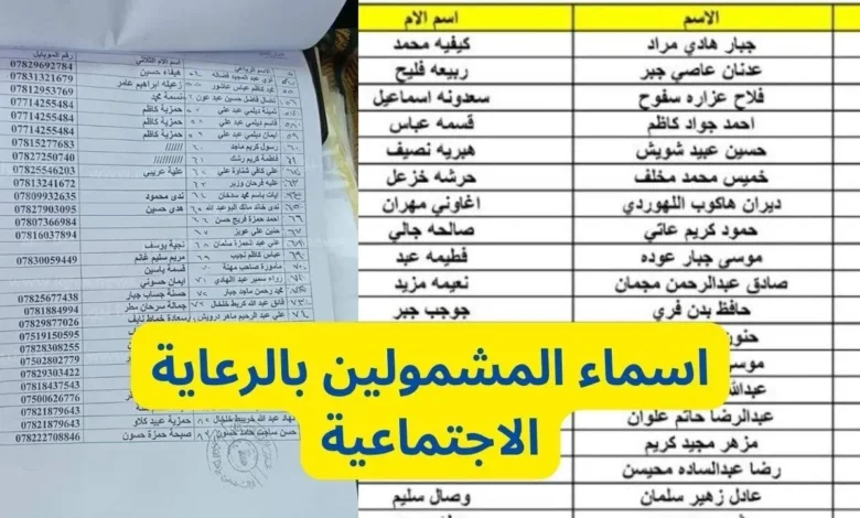 الحق اسمك طلع وياهم.. “خطة الحماية الاجتماعية” الجديدة في العراق: هسة تكدر تعرف مشمول لو لا وشلون تتأكد بكل سهولة!
