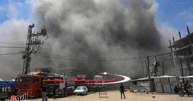 «تغطية خاصة» إعلام فلسطيني: شهداء وجرحى جراء قصف إسرائيلي استهدف خيام النازحين في خان يونس