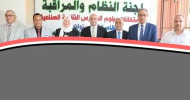 محافظ بني سويف يتابع سير أعمال لجنة الدبلومات الفنية ميدانيًا