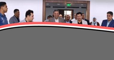 محافظ دمياط يستضيف وزير الشباب والرياضة في مقر المحافظة