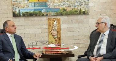 «تأكيدًا للدعم الثابت» سفير مصر برام الله يشدد على مواصلة دعم القطاع الطبي الفلسطيني