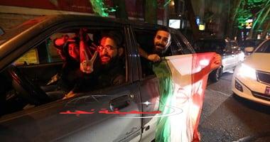 «فرحة عارمة» الإيرانيون يحتفلون في شوارع طهران بعد أخبار عن قاعدة العديد.. فيديو
