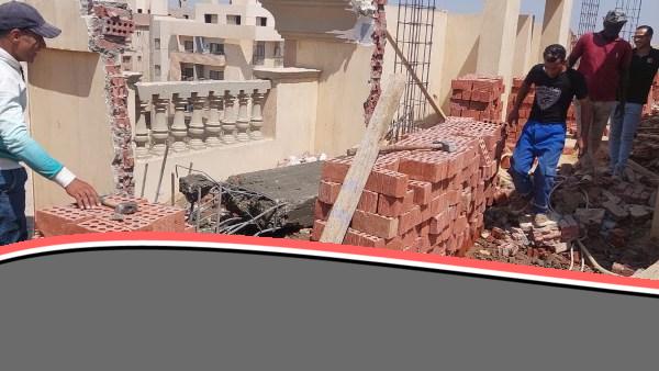 جهاز القاهرة الجديدة يكثف الحملات اليومية لإزالة مخالفات البناء خلال إجازة العيد