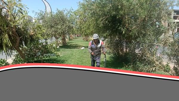 تكثيف أعمال صيانة الحدائق والمتنزهات بالمدن الجديدة لاستقبال المواطنين بعيد الأضحى