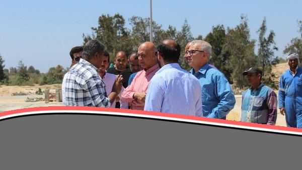 «بخطوات واثقة نحو مستقبل أفضل» مسئولو “الإسكان” يتفقدون مشروعات تعزيز وتنمية البنية التحتية ببرج العرب الجديدة