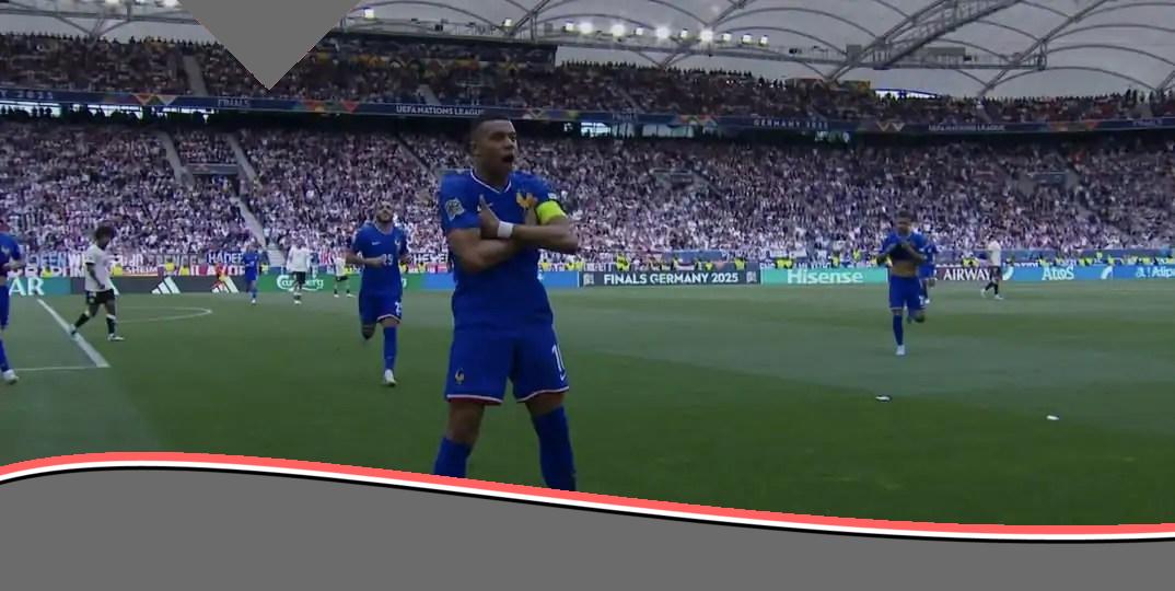 مبابي يمنح فرنسا التقدم على ألمانيا في الشوط الأول لتحديد المتوج ببرونزية دوري الأمم الأوروبية