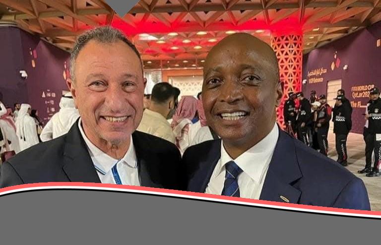الخطيب يتلقى دعمًا رسميًا من رئيس كاف قبل انطلاق المونديال
