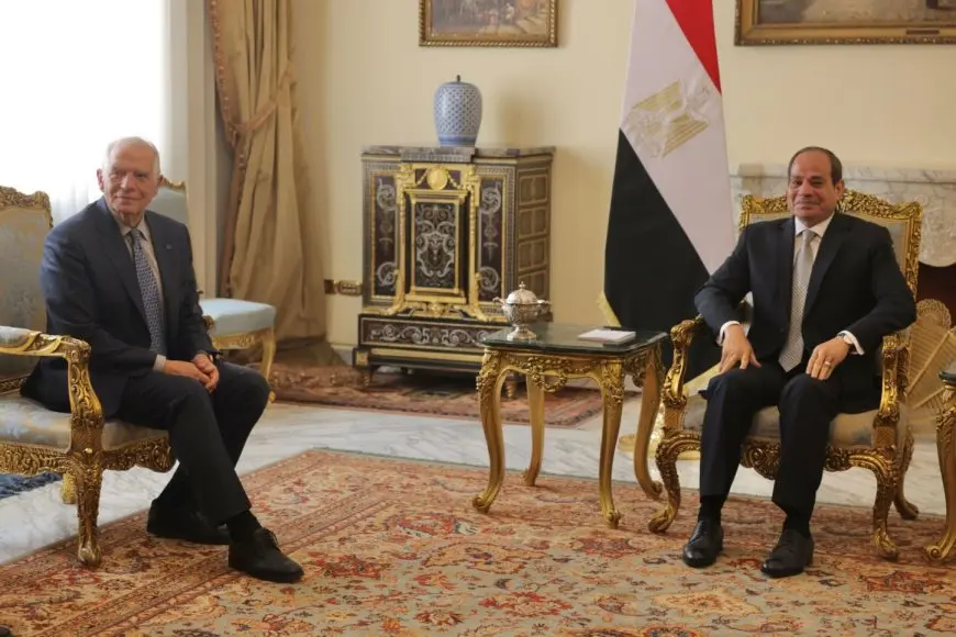 «تحركات دبلوماسية مكثفة» الرئيس السيسي يناقش مع مسؤول أوروبي رفيع مستجدات الأزمة في غزة
