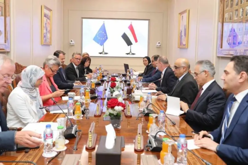 «تعزيز العدالة والأمن» وزير العدل يبحث سبل التعاون مع الاتحاد الأوروبي لمواجهة الجريمة المنظمة