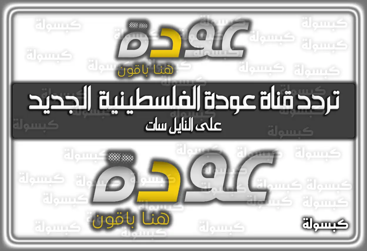 «نافذة على الوطن» تردد قناة عودة الفلسطينية الفضائية المحدث 2025 على نايل سات Awdeh TV