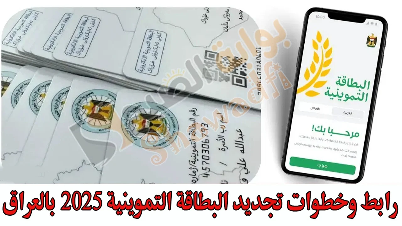 دوّر دعمك.. تحديث البطاقة التموينية العراقية إلكترونيًا عبر ur.gov.iq خطوات سهلة
