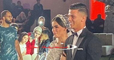 «فرحة العمر» محمد شحاتة نجم الزمالك يحتفل بزفافه.. صور