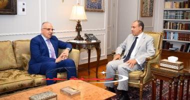 «لقاء مثمر» وزير الخارجية والهجرة يستضيف وزير الموارد المائية والرى.. لقطات مصورة