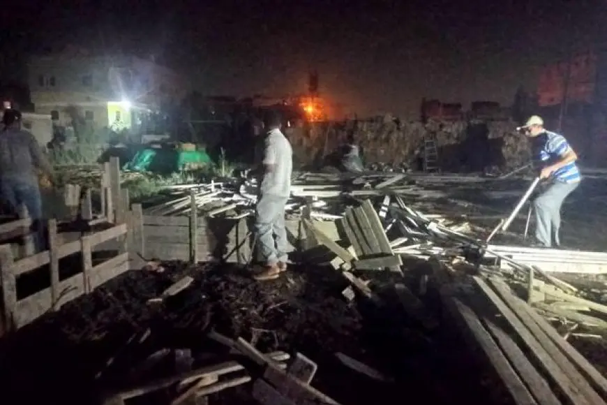 «مباشر من قلب الحدث» كفر الشيخ: إزالة تعدٍ على أرض زراعية