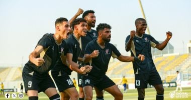 الفلسطينى بدر موسى يتقدم لبتروجت بالهدف الأول على حساب وادى دجلة