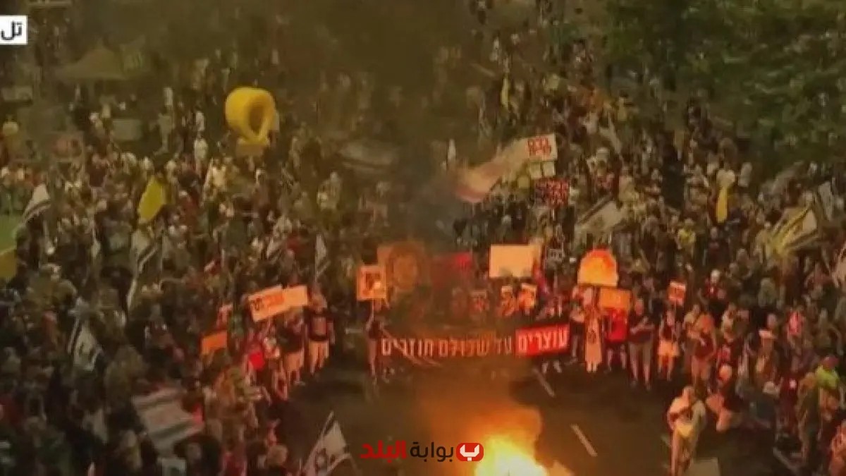 تظاهرات حاشدة في تل أبيب تندد بالحرب المستمرة على غزة