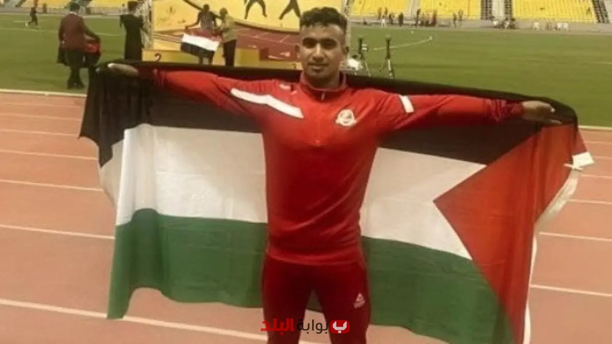 استشهاد الرياضي الفلسطيني علام عبد الله العمور في خان يونس جنوب القطاع