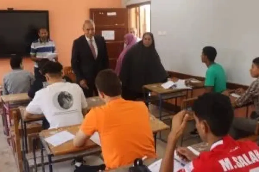 امتحانات الثانوية العامة 2024 محافظ القليوبية يتفقد لجان الامتحانات في بنها