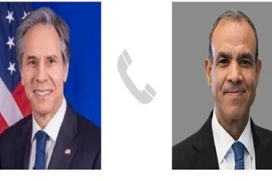 وزير الخارجية والهجرة يجري اتصالاً مع نظيره الأمريكي