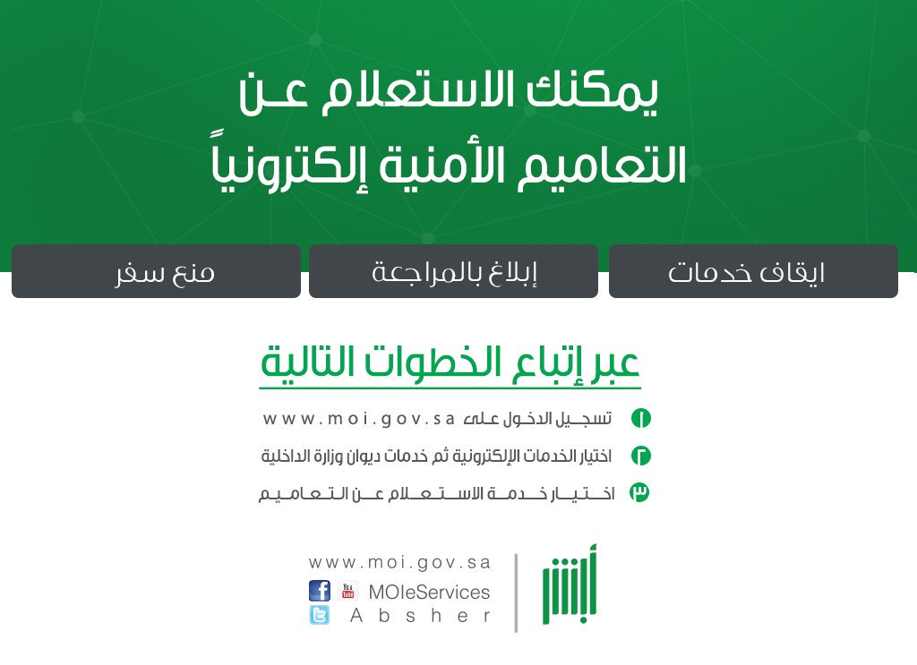 هل يمنع إيقاف الخدمات السفر خارج المملكة أو تجديد الجواز وكيف استعلم عنه؟