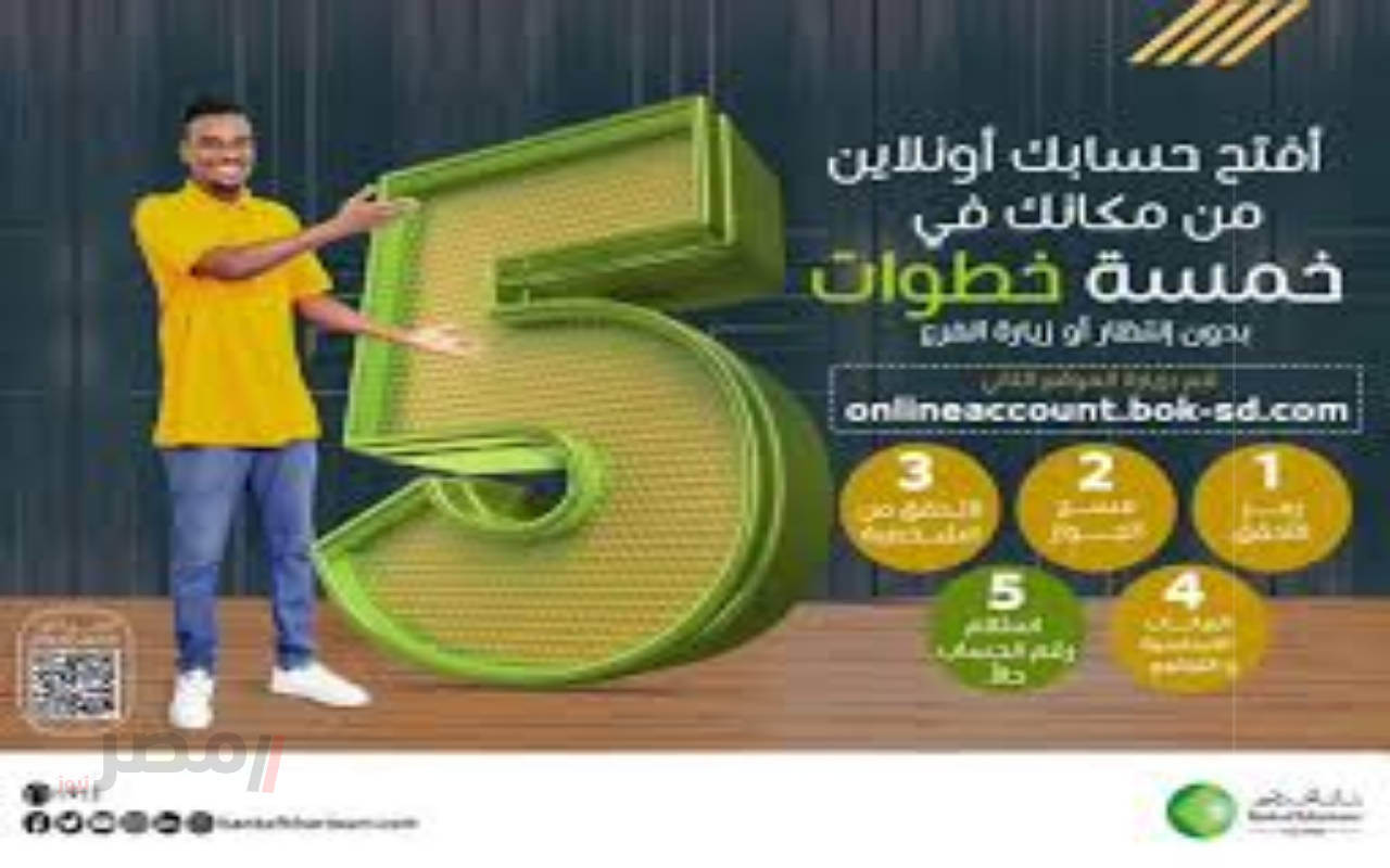 فتح حساب بنك الخرطوم 2025 أونلاين بالرقم الوطني.. خطوات سريعة للمقيمين والمغتربين عبر تطبيق بنكك-