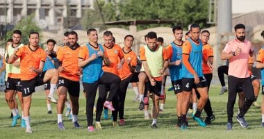 تدريبات بدنية مكثفة للاعبي البنك الأهلي قبل مواجهة وادي دجلة فى الدوري