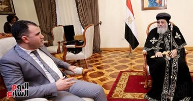 البابا تواضروس الثانى يشيد بفوز اليوم السابع بجائزة الصحافة المصرية عن حوار قداسته