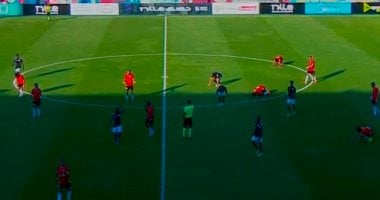 حرس الحدود يتعادل مع الجونة 1ـــ 1 فى الشوط الأول بدوري nile