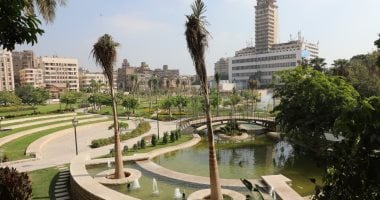 الافتتاح قريبا.. شاهد حديقة الأزبكية بوسط البلد بعد تطويرها.. صور