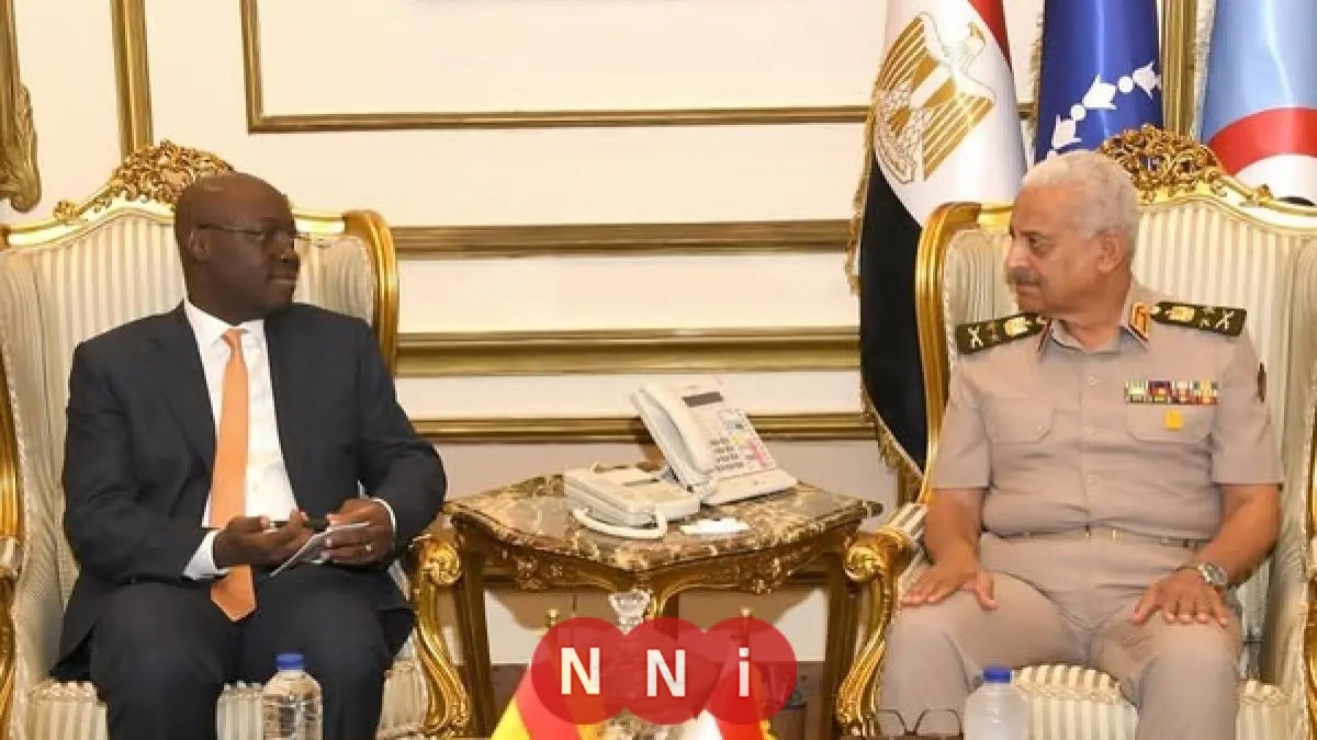 الفريق أول عبدالمجيد صقر يلتقي بوزير الدفاع بالإنابة لجمهورية غانا