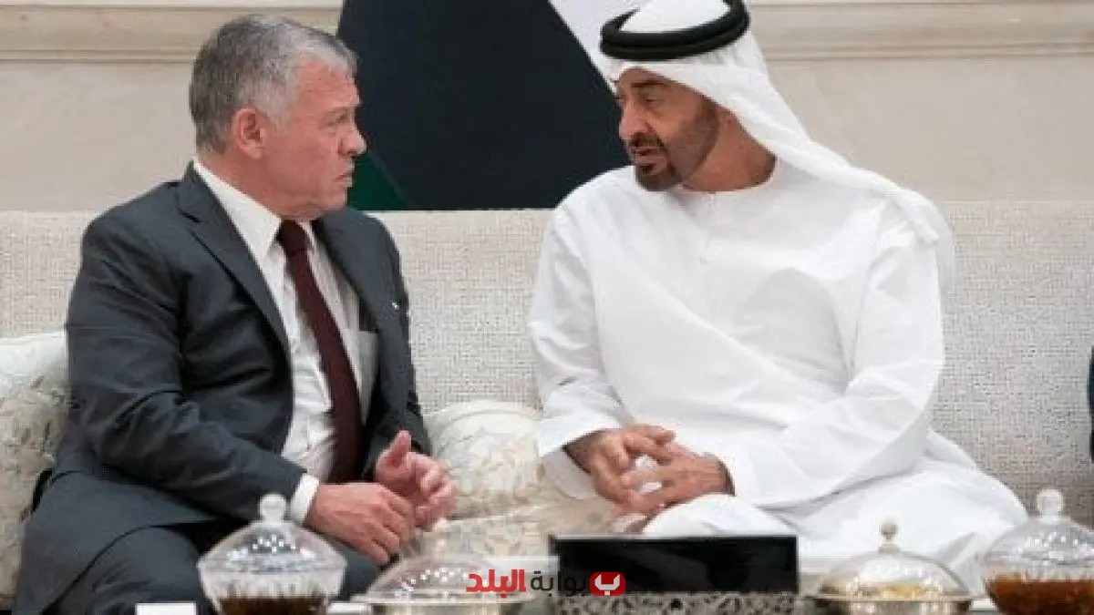 العاهل الأردني ورئيس الإمارات يعززان الدعم لفلسطين ويرفضان الإجراءات الإسرائيلية التي تهدد استقرار المنطقة
