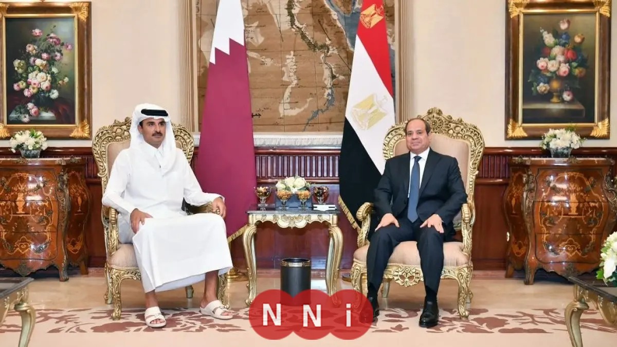 الرئيس السيسي وأمير قطر يتفقان على أهمية التحرك العاجل للمجتمع الدولي