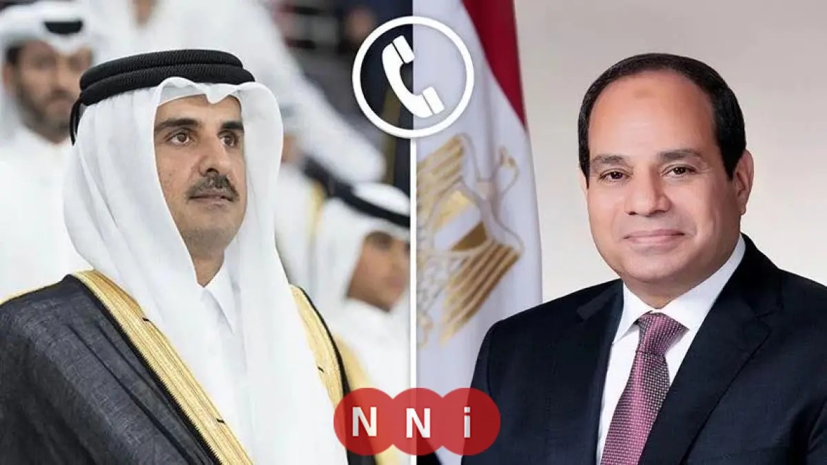 الرئيس السيسي يتواصل هاتفياً مع الأمير تميم ويؤكد دعم مصر الكامل لقطر