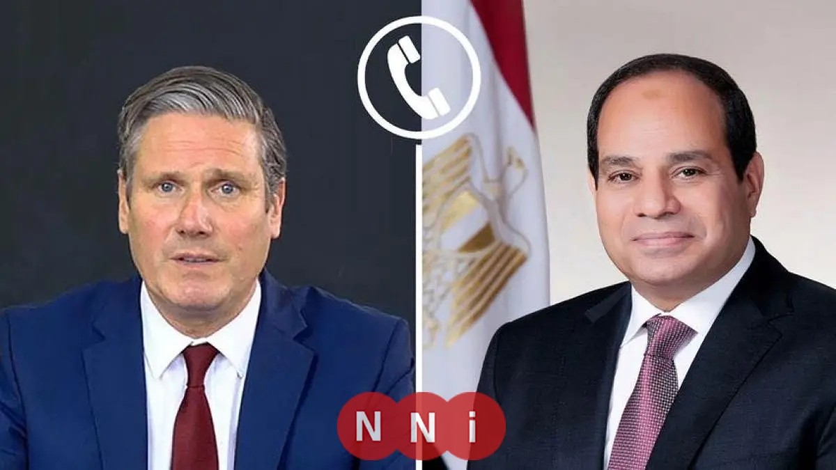 الرئيس السيسي يتلقى مكالمة هاتفية من رئيس وزراء المملكة المتحدة لمناقشة سبل التعاون المشترك