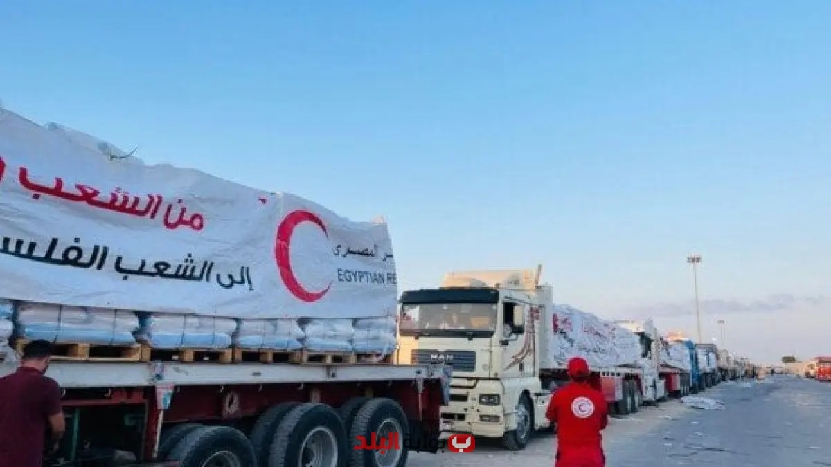 انطلاق الفوج الثاني من قافلة زاد العزة 36 إلى غزة وسط إقبال كبير