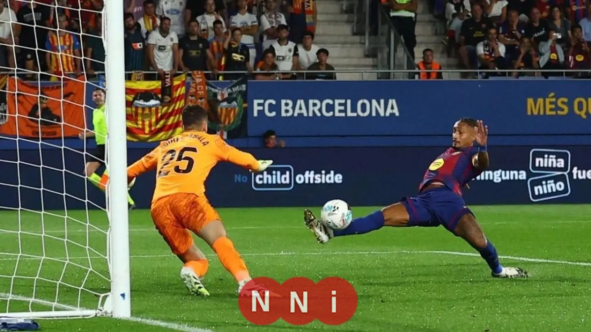 برشلونة يسحق فالنسيا بسداسية رائعة رغم غياب يامال