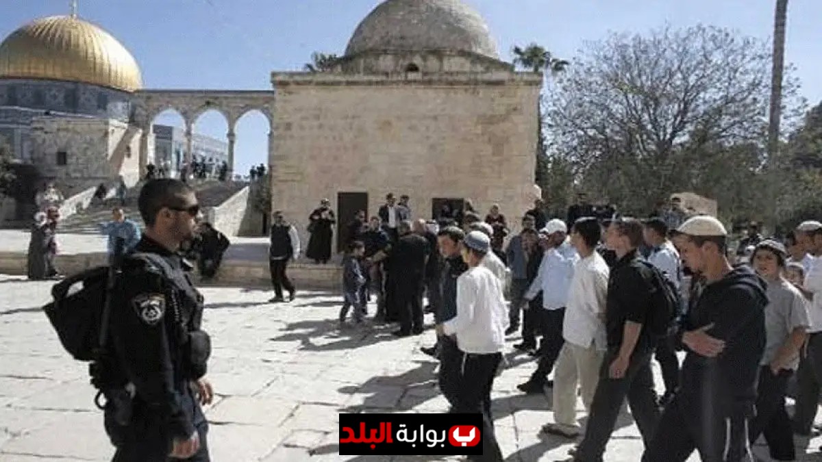 عشرات المستوطنين يستعرضون اقتحام المسجد الأقصى تحت حماية شرطة الاحتلال
