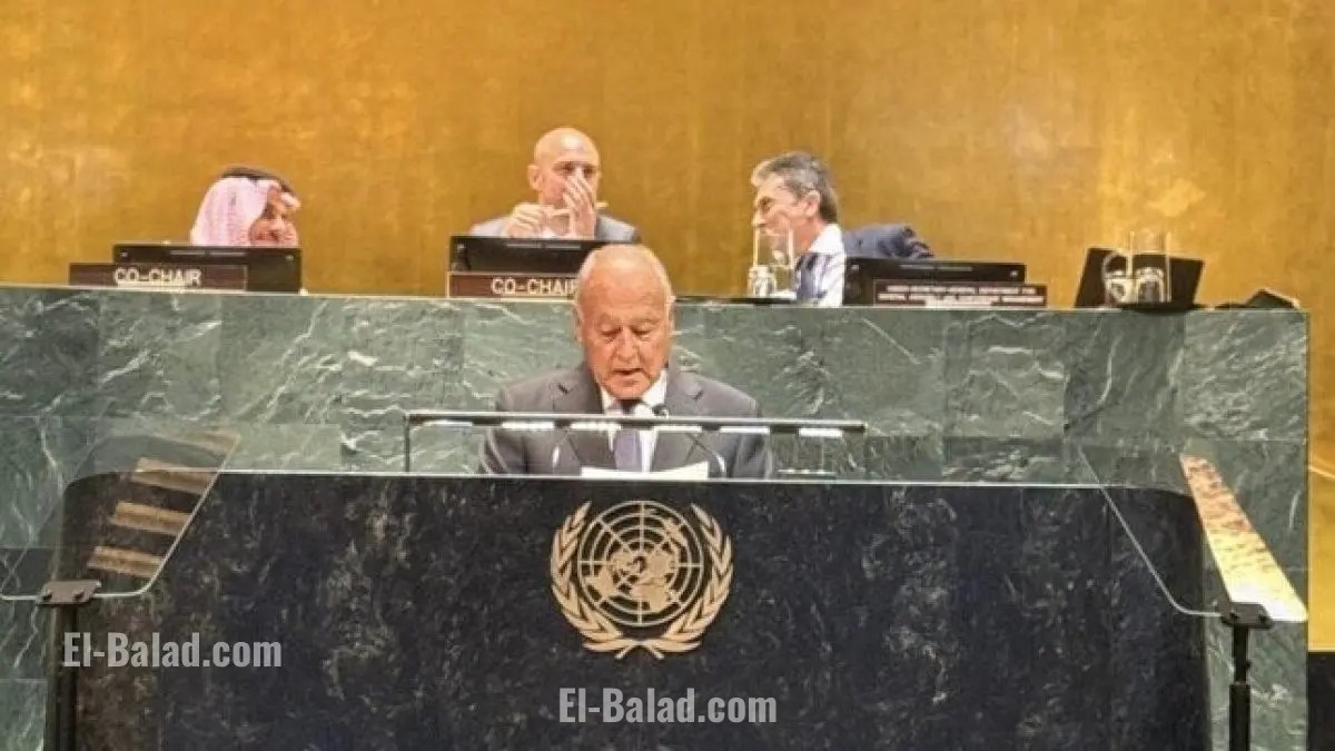 أبو الغيط يتحدث في مؤتمر الأمم المتحدة عن القضية الفلسطينية ويؤكد أهمية استعادة الحقوق في لحظة استثنائية
