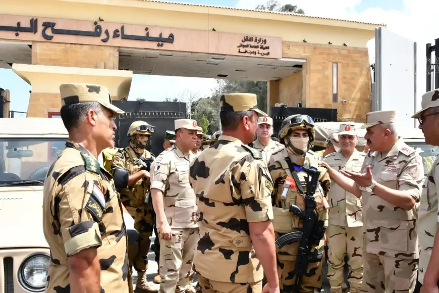 نصر سالم يشرح تفاصيل زيارة الفريق أحمد خليفة للشريط الحدودي مع غزة..فيديو