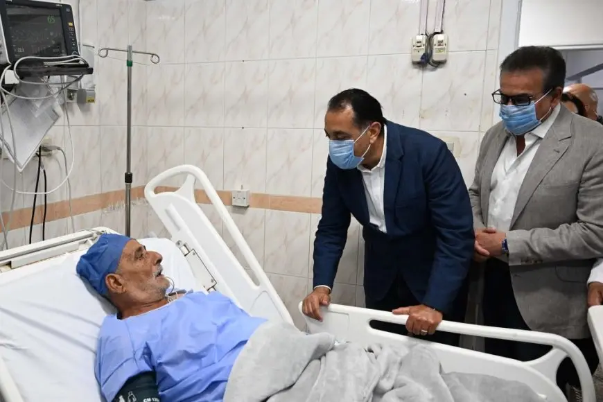 رئيس الوزراء يقوم بزيارة مركز أورام طنطا القديم