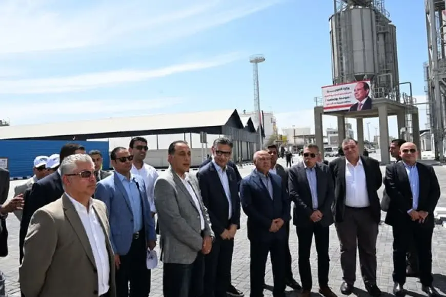 افتتاح محطة تخزين الحبوب الجافة «أقماح» في بورسعيد بسعة 100 ألف طن