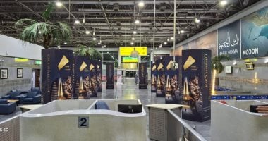 مطار القاهرة يتزين لاستقبال ضيوف حفل افتتاح المتحف المصري الكبير.. صور